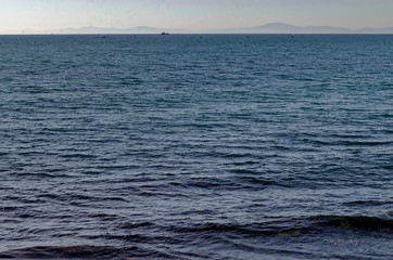 Life by seashore in Black sea Nessebar, Bulgaria