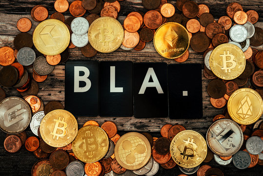 Bla bla bla-Express your voice with the concept of cryptocurrency and vocal words