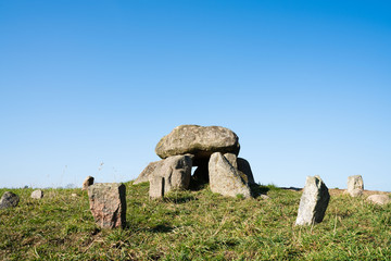 Stone Dolmen in a Field