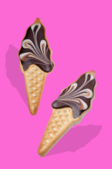 Traditional shortbread cookies