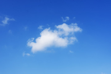 Clouds with blue sky nature of view