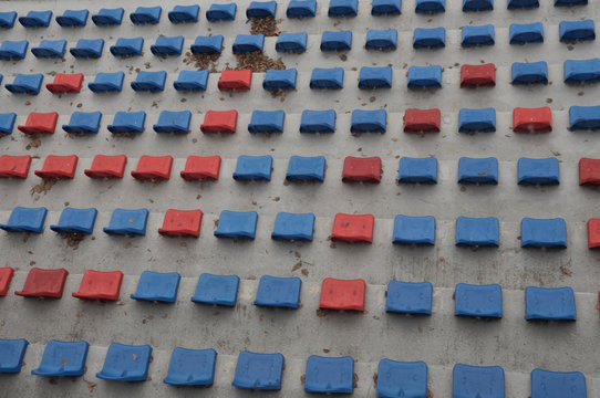 Soccer Seats In Stadium From Above