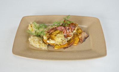 Dinner on plate