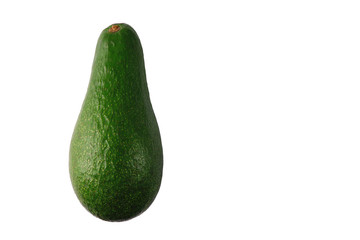 Avocado isolated on white background with clipping path