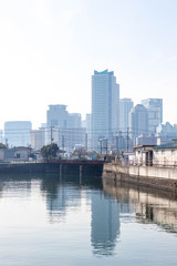 Obraz premium 横浜の運河