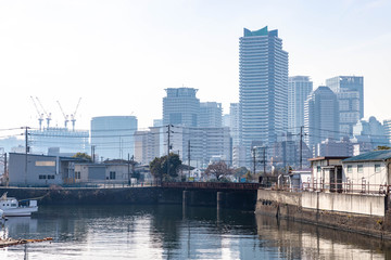Fototapeta premium 横浜の運河