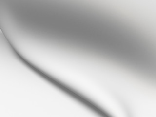 White silk elegance tablecloth. Trade show exhibition