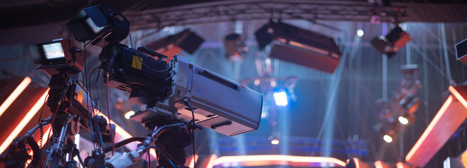 shooting a concert on television