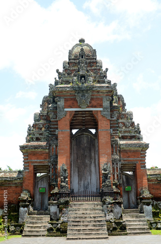 The Gate Of Pura Taman Ayun Temple In Bali Stock Photo And