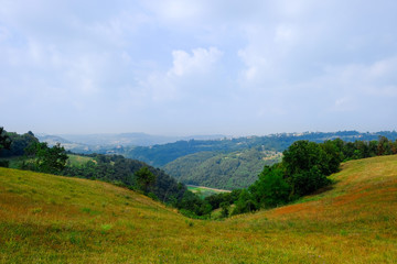 Fototapeta na wymiar Panorama from the top of Hills. Wallpaper, landscape, panorama, screensaver.