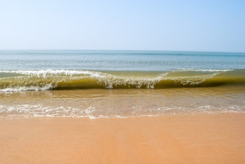 Early morning , sunrise over sea.