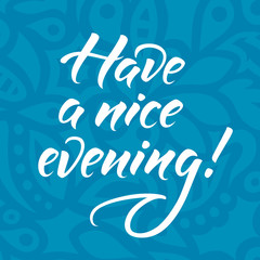 have_a nice_evening_card