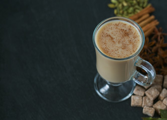masala tea with different spices