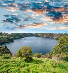 Blue Lake in Mt Gambier, Australia