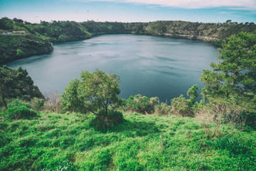 Blue Lake in Mt Gambier, Australia