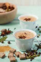 masala tea with different spices
