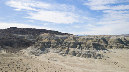 view of desert mountains