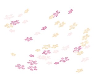 背景　パターン　ランダム　花　和風