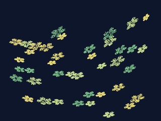 背景　パターン　ランダム　花　和風