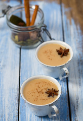 masala tea with different spices
