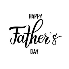 Original hand lettering Happy Fathers Day