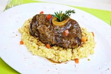 rice with steak