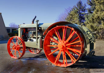old tractor