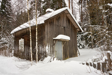 Abandoned old cottage