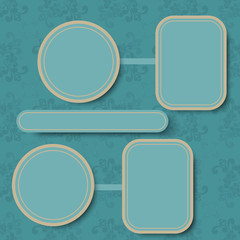 Message Board Made as a Pictures on the Wall