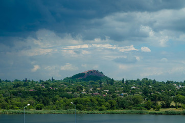 Donetsk city landscapes city views from above