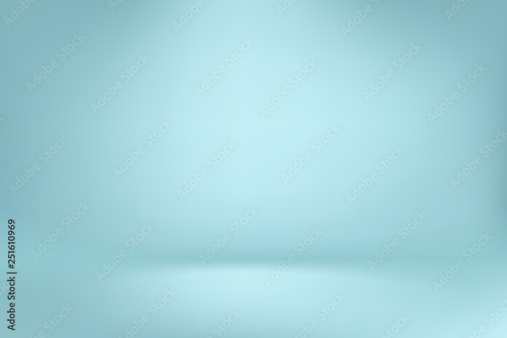 Wall mural blue gradient vector color background for design