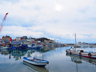 鞆の浦　町並み　鞆の港