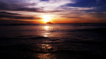 Obraz premium sunset over the sea