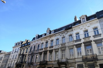 Fototapeta na wymiar Bruxelles : Rue Royale (Belgique)