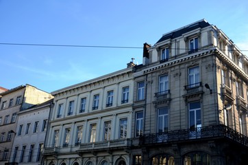 Fototapeta na wymiar Bruxelles : Rue Royale (Belgique)