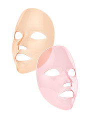  sheet mask on white background 3D Render