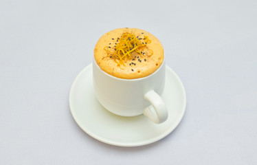 Pumpkin cappuccino