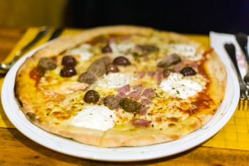 Traditional local maltese pizza