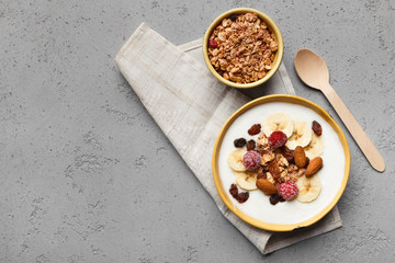 Breakfast recipe concept