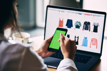 greenscreen, chromakey, freelance, freelancer, work, job, online, shopping, app, application, online shopping, shopping app, buying, SALE, discount, SALES, girl, woman, girls, women, inside, laptop