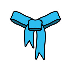 bow ribbon decorative isolated icon