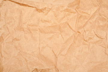 crumpled paper isolated on white background