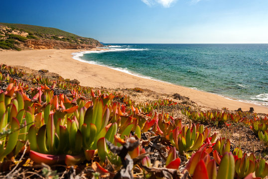 Sardegna, spiaggia e costa di Arbus, Italia