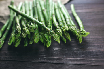 food photography background green asparagus