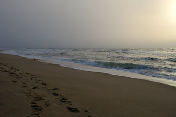 sunset beach time