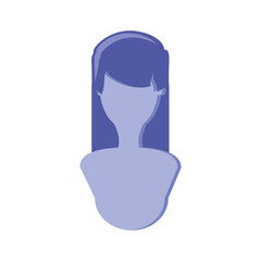 silhouette woman avatar character