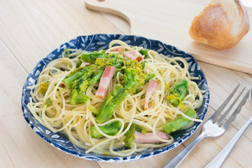 菜の花のパスタ