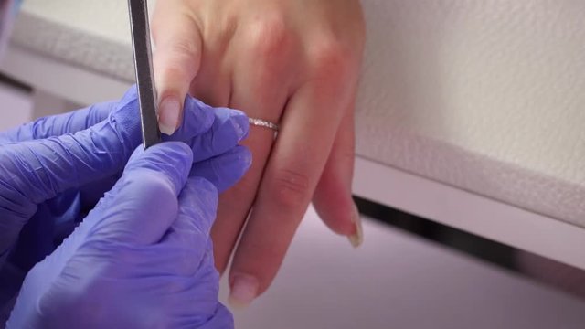 Professional manicure nail file