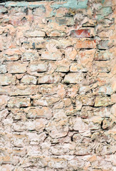 Texture of an old  brick.  Mockup. Background