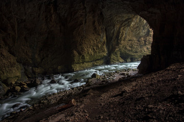 Tkalca cave in Rakov Škocjan park